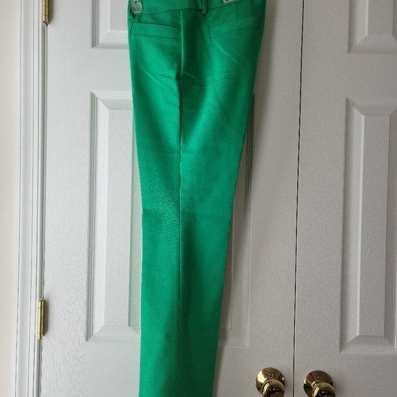 NWT Petite Green Columnist Low-rise Pant 6S - Picture 1 of 5